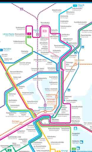 Helsinki Tram Map 2