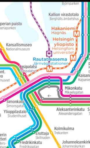 Helsinki Tram Map 3