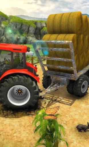 Hill Cargo Tractor Trolley Simulator Farming Game 2