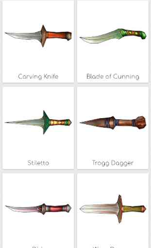 How to draw daggers, weapons for World of Warcraft 4