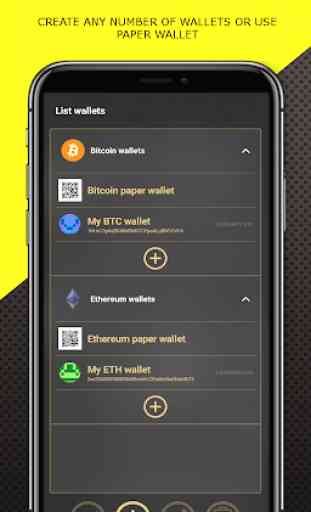 iWallet - blockchain wallet for Bitcoin, Ethereum 1