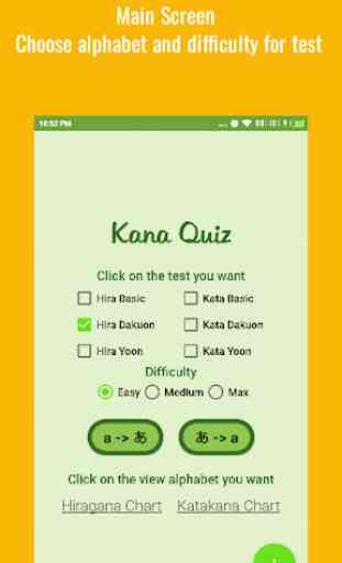 Kana Quiz (Study Hiragana & Katakana ) Japanese 1