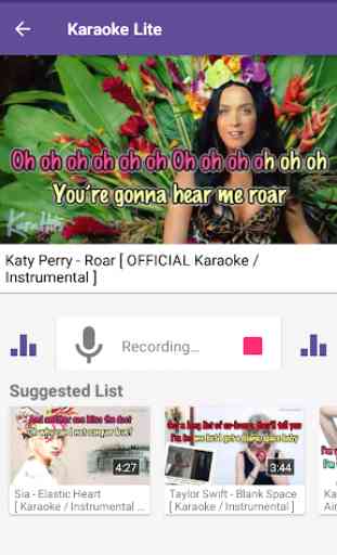 Karaoke Lite : Sing & Record Free 3