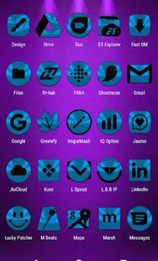 Light Blue and Black Icon Pack ✨Free✨ 4