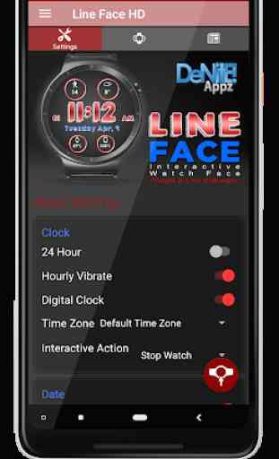 Line Face HD Watch Face Widget & Live Wallpaper 4
