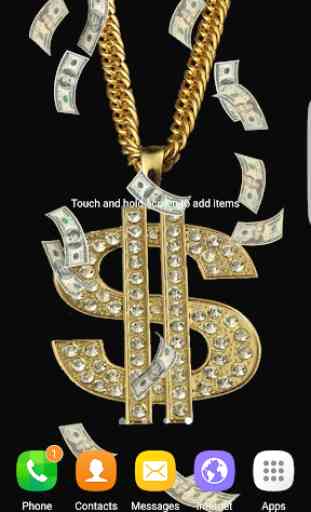 Money Rain Live Wallpaper 1