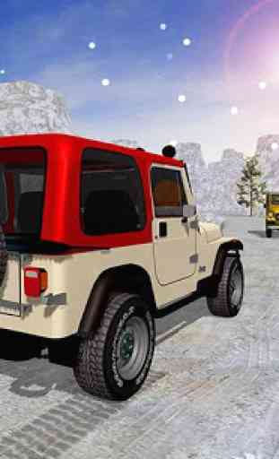 Offroad Jeep Mountain Hill Montée Conduite 3D 1