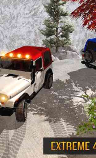 Offroad Jeep Mountain Hill Montée Conduite 3D 2