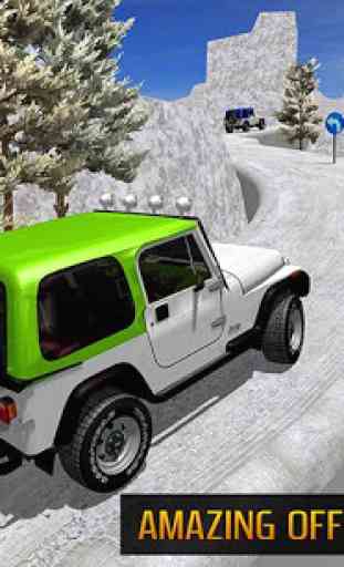 Offroad Jeep Mountain Hill Montée Conduite 3D 3