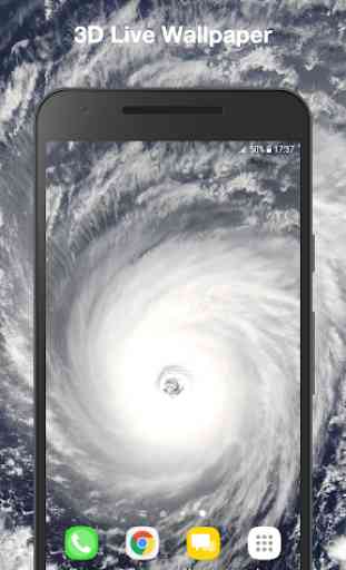 Ouragan Fond d'écran Animé 1
