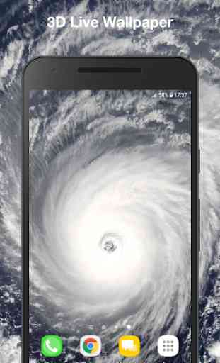Ouragan Fond d'écran Animé 4