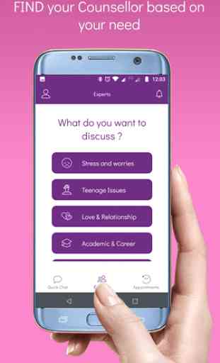 PinkyMind - Online counselling & therapy chat app 3