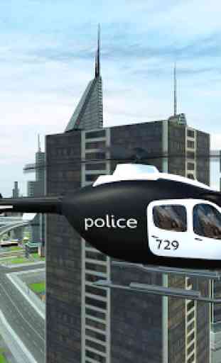 Police Heli Prisoner Transport: Flight Simulator 4