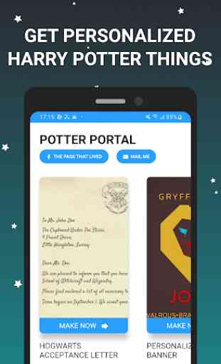 Potter Portal - Personalized Harry Potter Things! 1