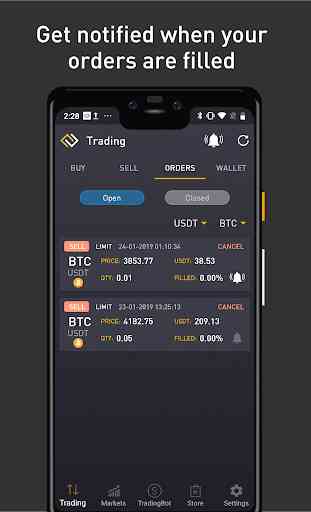 ProfitTrading For Binance - Trade much faster 3