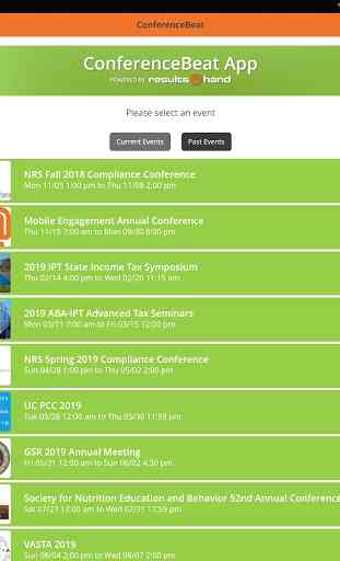 R@H ConferenceBeat Event App 4