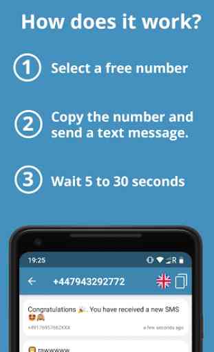 Recevoir des SMS - Numéros virtuels 1