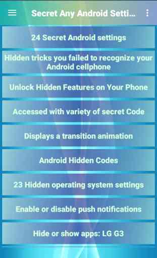 Secret Any Android Settings 1