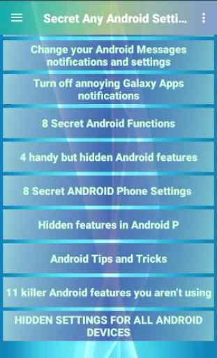 Secret Any Android Settings 2
