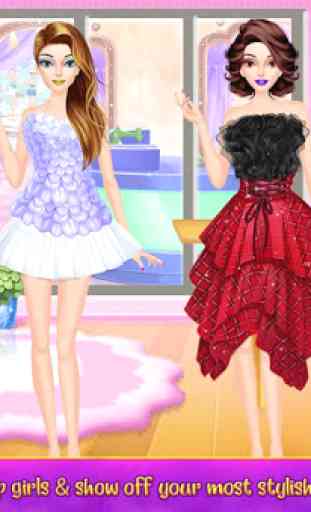 Shopping Mall Rich Girl Dressup - Color by Number 3