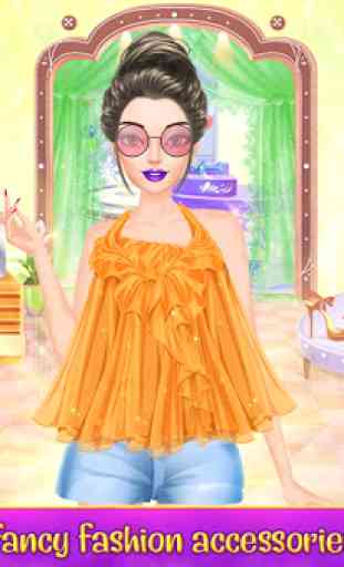 Shopping Mall Rich Girl Dressup - Color by Number 4