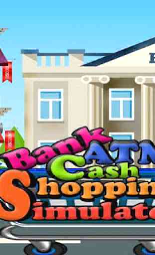 Simulateur de magasinage d'argent ATM Bank: mall 4