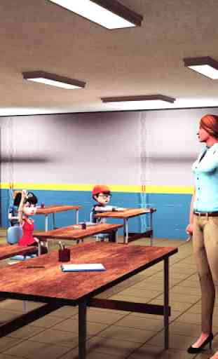 Simulateur virtuel de lycée - Jeux scolaires 3D 2