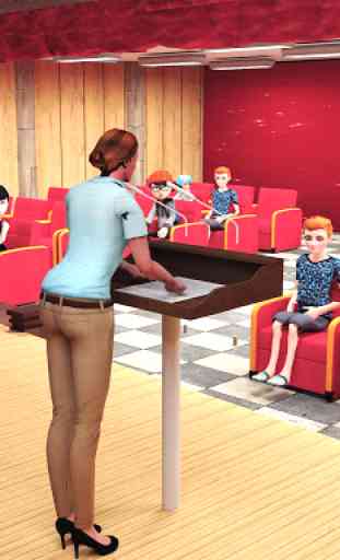 Simulateur virtuel de lycée - Jeux scolaires 3D 3