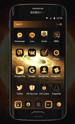 Sun Galaxy Theme \ Samsung, Huawei, LG, Moto, HTC 3