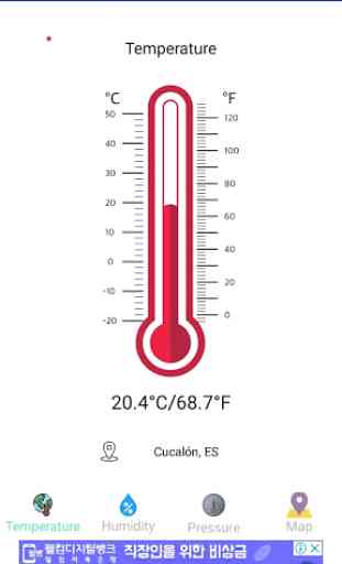 Thermomètre -Température, Humidité, Baromètre 1