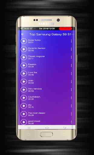 Top sonneries pour Samsung Galaxy S9 S10 4