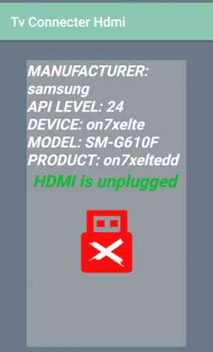 TV Connector HDMI ( MHL ) 1