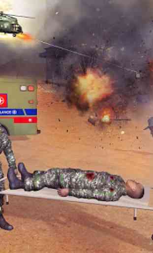 US Army Ambulance Rescue Game. 1