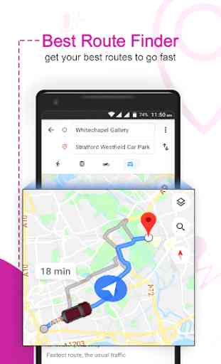 Voice GPS Navigation & Map Directions Gratuit 3