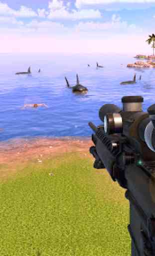 Whale Shark Attack FPS Sniper Shooter 1