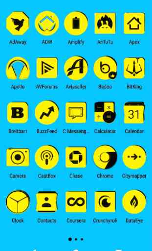 Yellow and Black Icon Pack ✨Free✨ 2