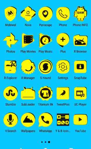 Yellow and Black Icon Pack ✨Free✨ 4