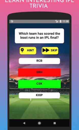2019 IPL CRICKET QUIZ GAME-TEST YOUR IPL KNOWLEDGE 3