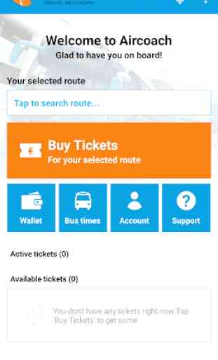 Aircoach - mobile ticketing App 1