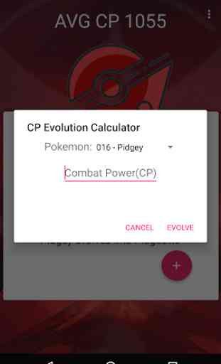Backpack GO - Calculator for Pokemon GO 4