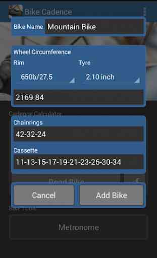Bike Cadence 2