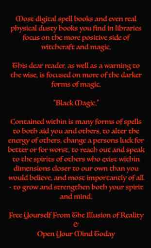Black Magic - Free Magic Spells 1