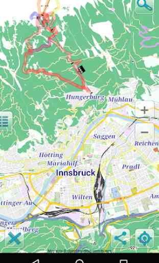 Carte de Innsbruck hors-ligne 1