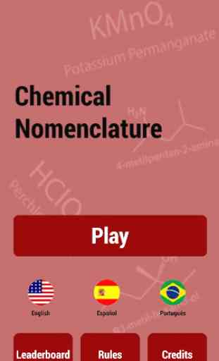 Chemical Nomenclature 1
