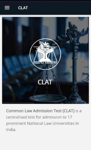 CLAT- Law Exams Mock Tests 1
