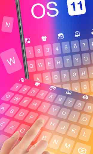 Color Rainbow Emoji Keyboard Wallpaper 3