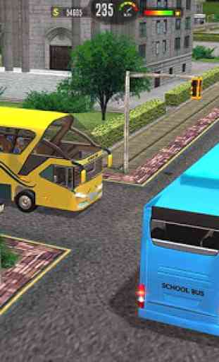 conduite d'autobus scolaire réelle - conducteur 1