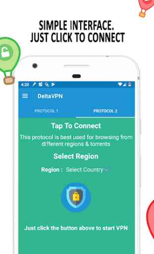 Delta VPN Free VPN - VPN sécurisé et rapide 1