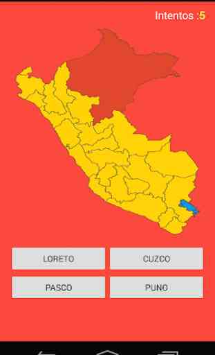 Departamentos y Capitales Perú 1