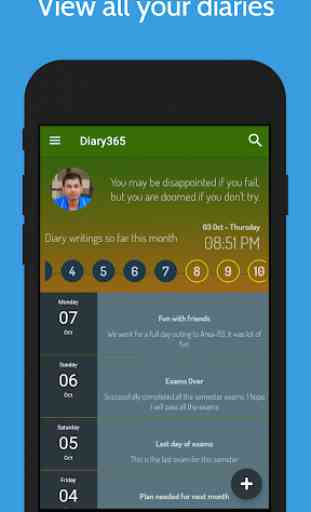 Diary365  Secure diary app with lock Journal app 2